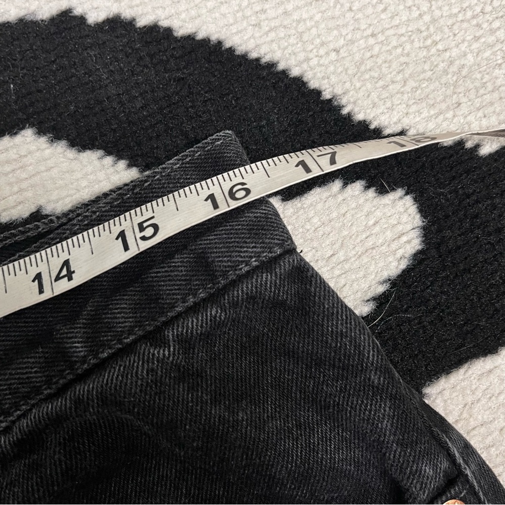 Vintage Levi’s 505 Straight Leg Washed Black Relaxed Dad Jeans Size 33 - Picture 6 of 9